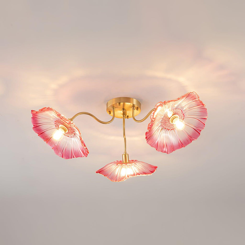 Idrisaria Glass Ceiling Light-Moonnatur