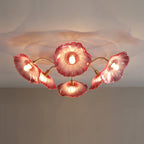 Idrisaria Glass Ceiling Light-Moonnatur