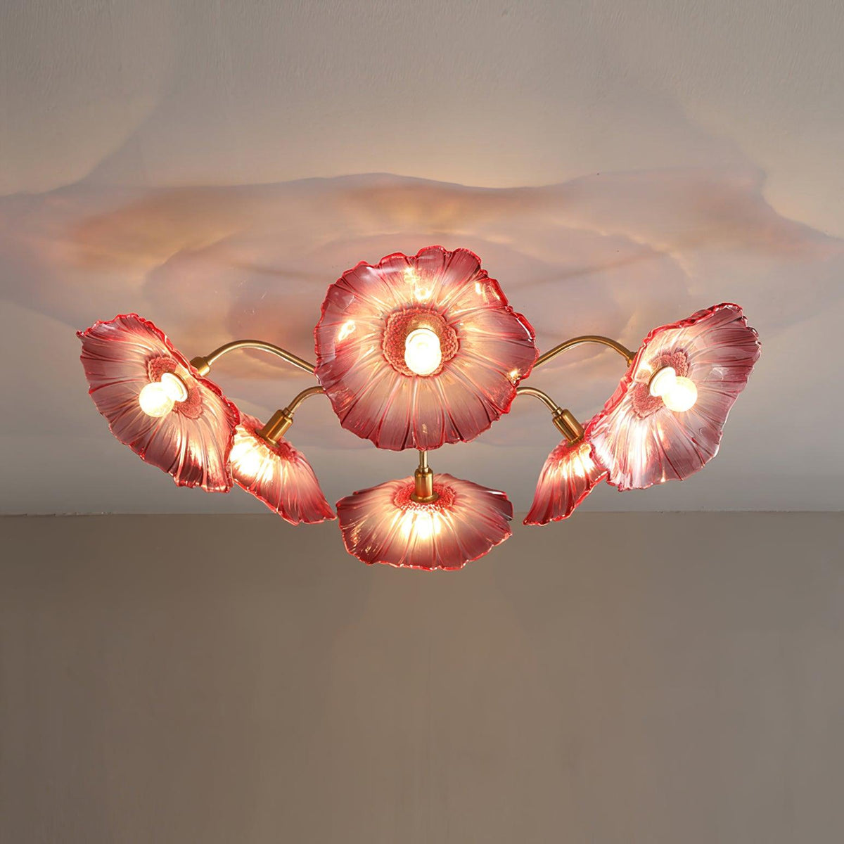 Idrisaria Glass Ceiling Light-Moonnatur