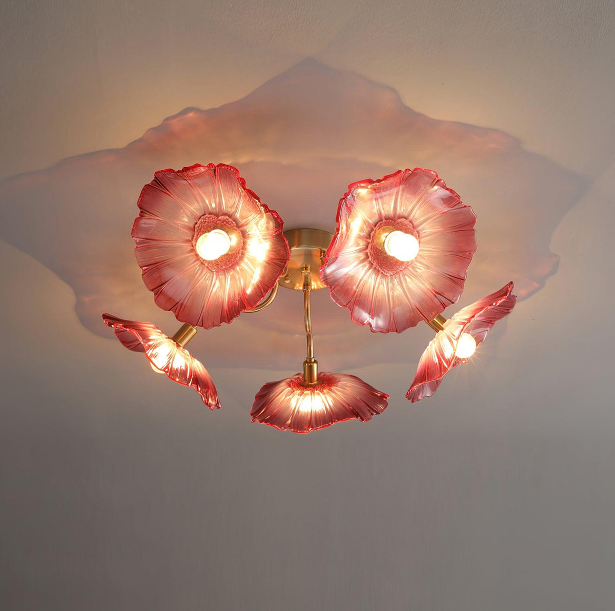 Idrisaria Glass Ceiling Light-Moonnatur