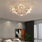 Idrisaria Glass Ceiling Light-Moonnatur
