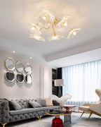 Idrisaria Glass Ceiling Light-Moonnatur