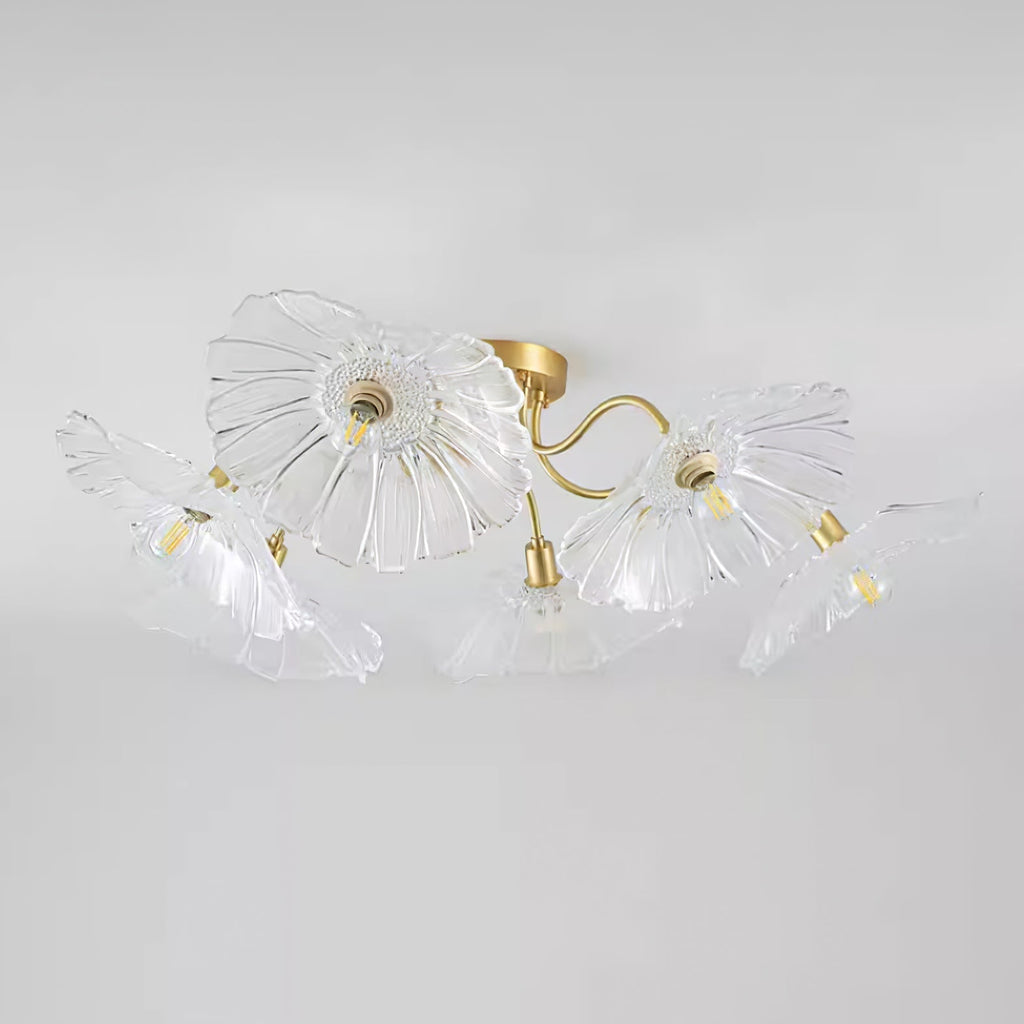 Idrisaria Glass Ceiling Light-Moonnatur
