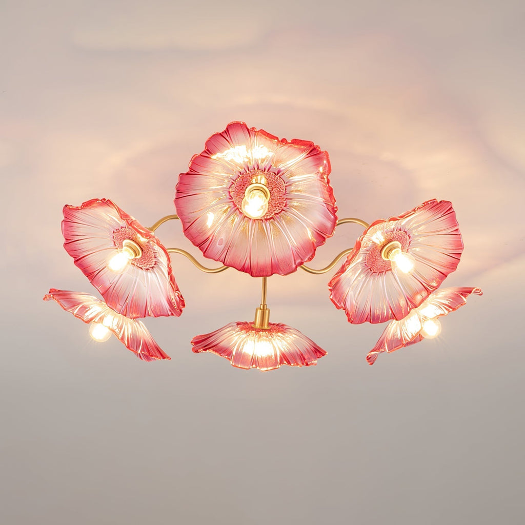 Idrisaria Glass Ceiling Light-Moonnatur