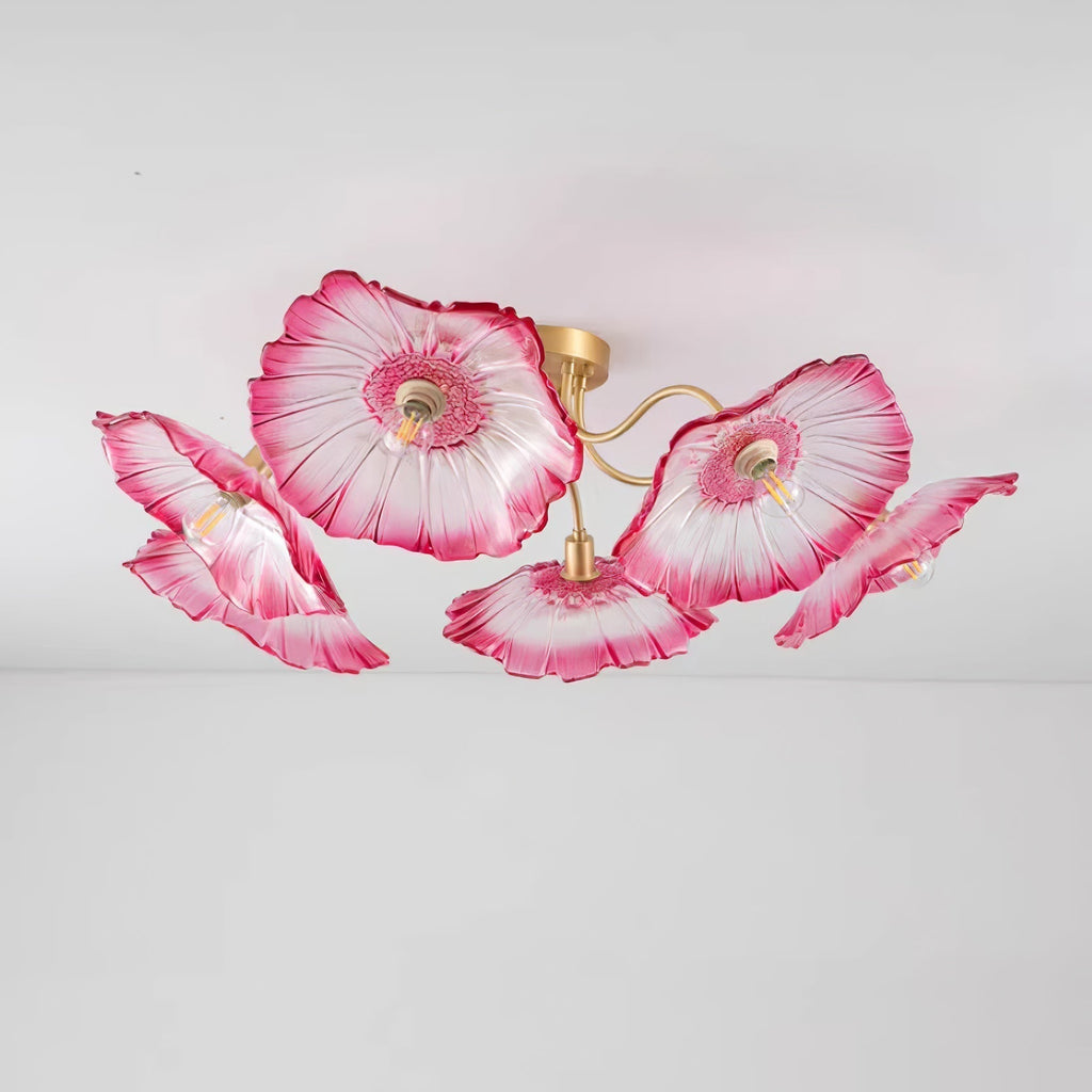 Idrisaria Glass Ceiling Light-Moonnatur