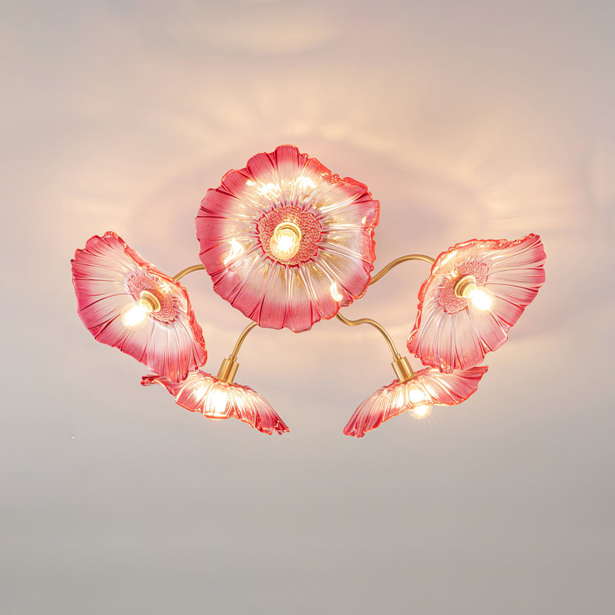 Idrisaria Glass Ceiling Light-Moonnatur