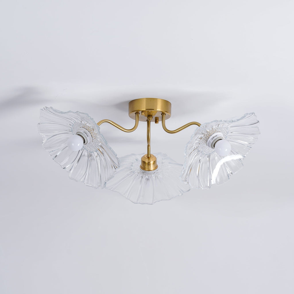 Idrisaria Glass Ceiling Light-Moonnatur