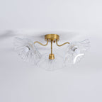 Idrisaria Glass Ceiling Light-Moonnatur