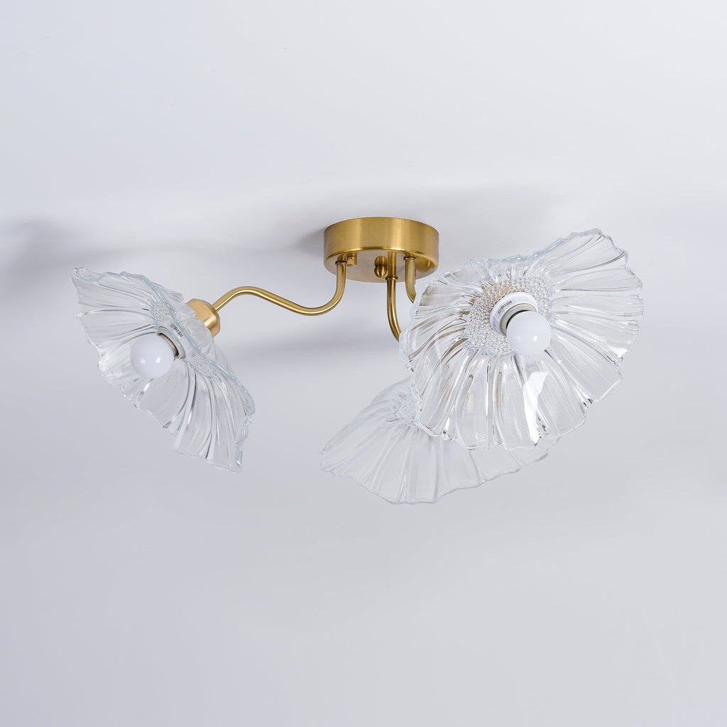 Idrisaria Glass Ceiling Light-Moonnatur