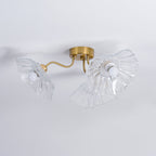 Idrisaria Glass Ceiling Light-Moonnatur