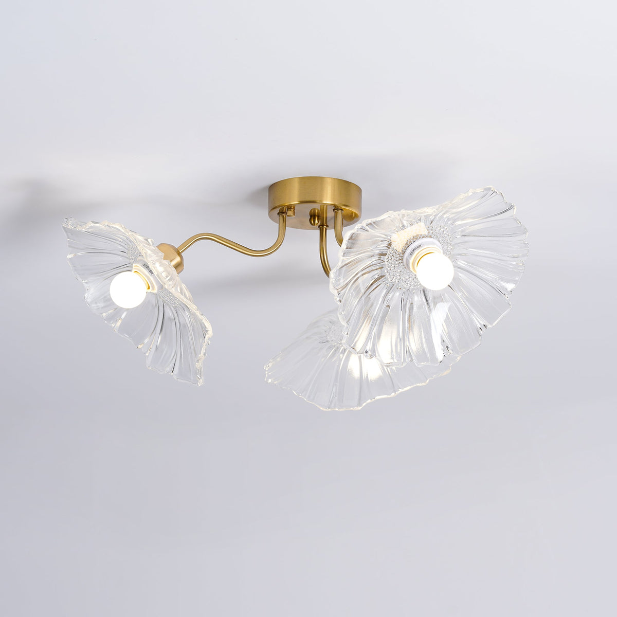 Idrisaria Glass Ceiling Light-Moonnatur