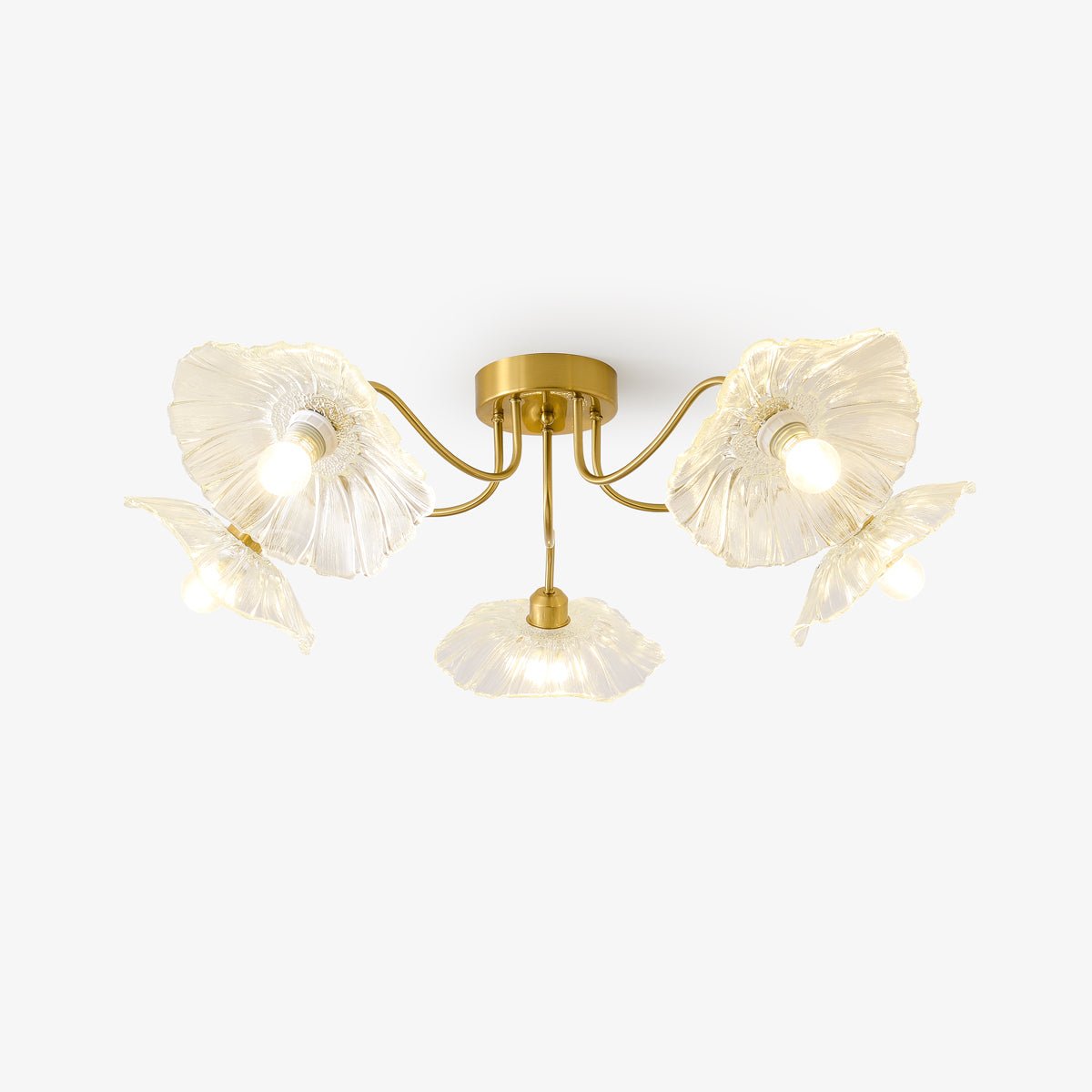 Idrisaria Glass Ceiling Light-Moonnatur