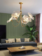 Grevia Glass Chandelier-Moonnatur