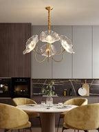 Grevia Glass Chandelier-Moonnatur