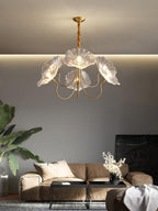 Grevia Glass Chandelier-Moonnatur