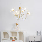 Grevia Glass Chandelier-Moonnatur