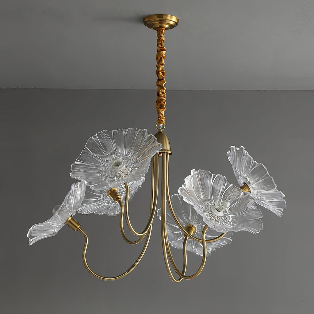 Grevia Glass Chandelier-Moonnatur