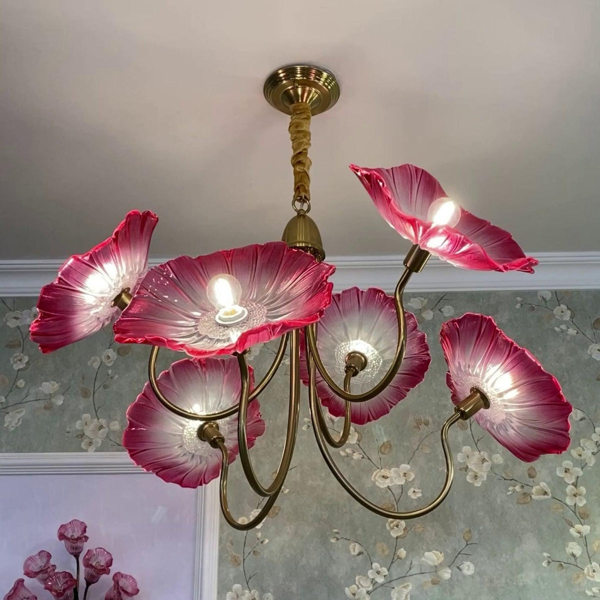 Grevia Glass Chandelier-Moonnatur