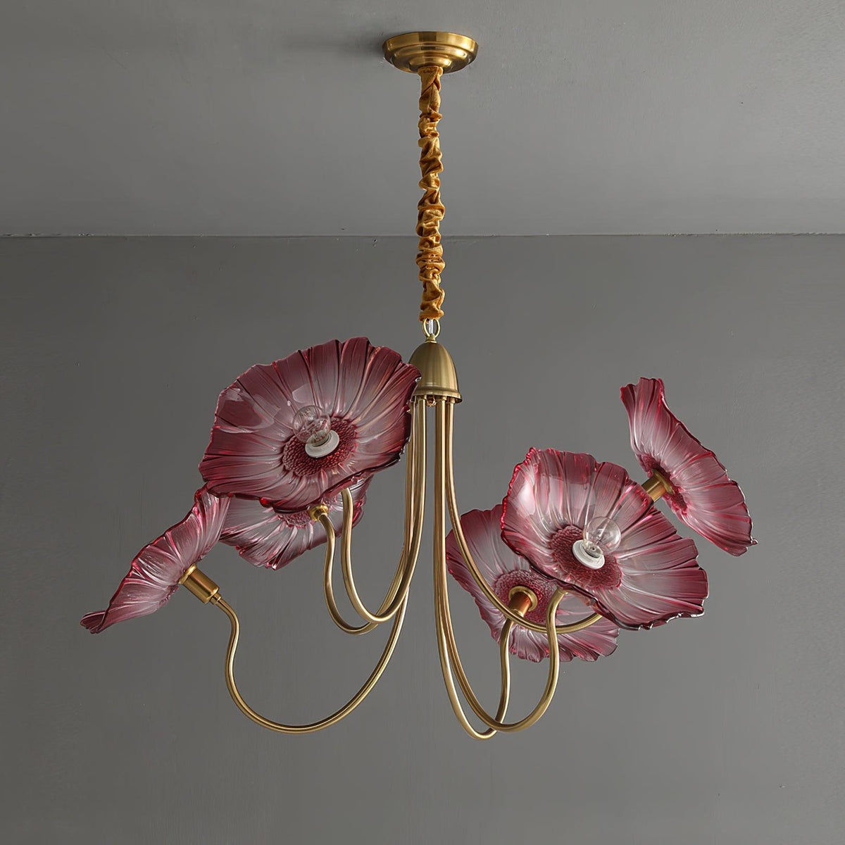 Grevia Glass Chandelier-Moonnatur