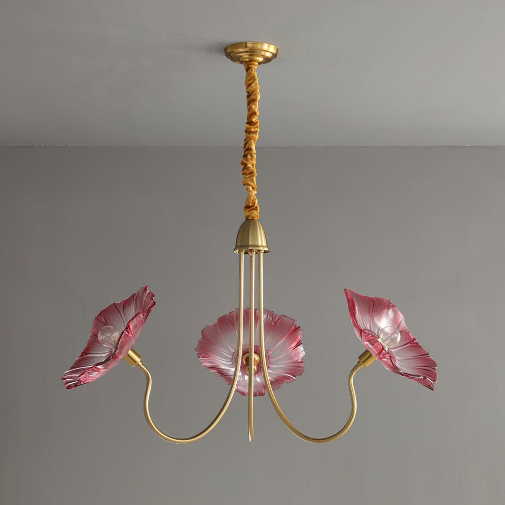 Grevia Glass Chandelier-Moonnatur