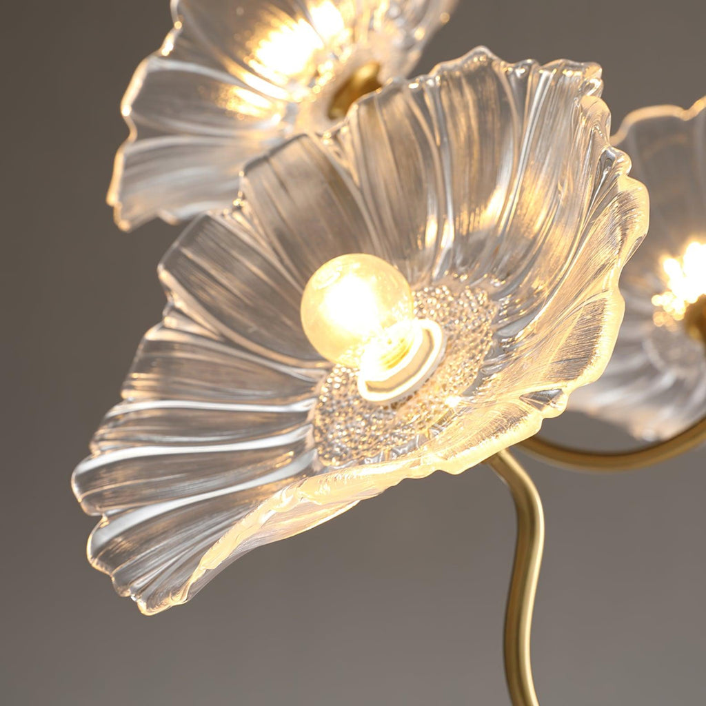 Grevia Glass Chandelier-Moonnatur