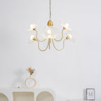 Grevia Glass Chandelier-Moonnatur