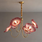 Grevia Glass Chandelier-Moonnatur