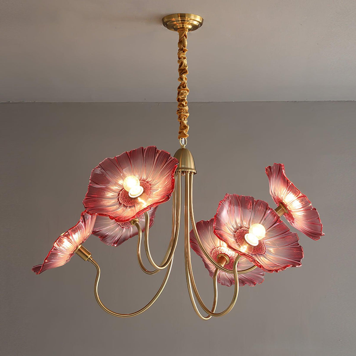 Grevia Glass Chandelier-Moonnatur