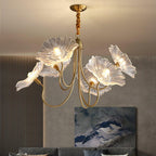 Grevia Glass Chandelier-Moonnatur
