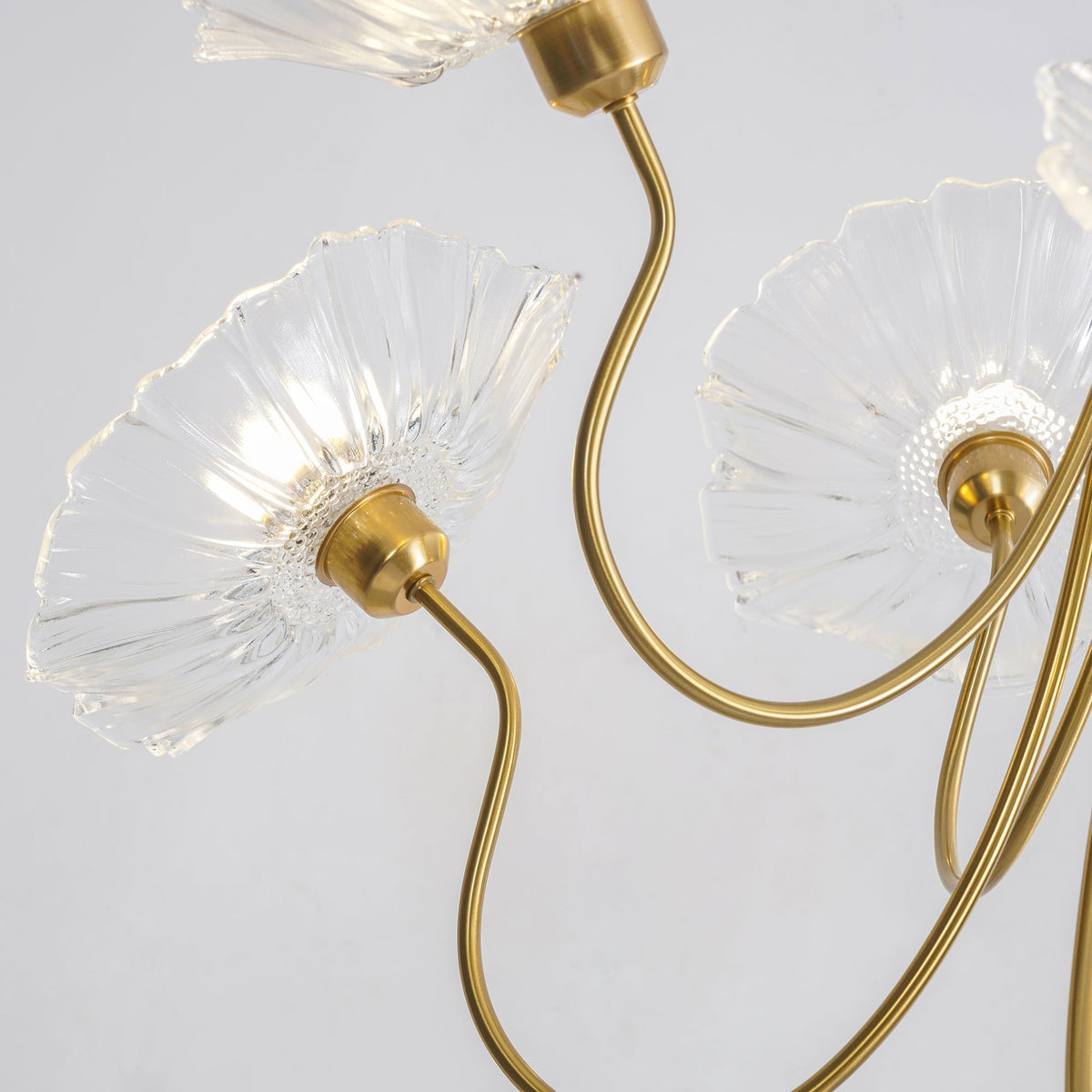 Grevia Glass Chandelier-Moonnatur