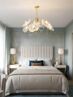 Grevia Glass Chandelier-Moonnatur