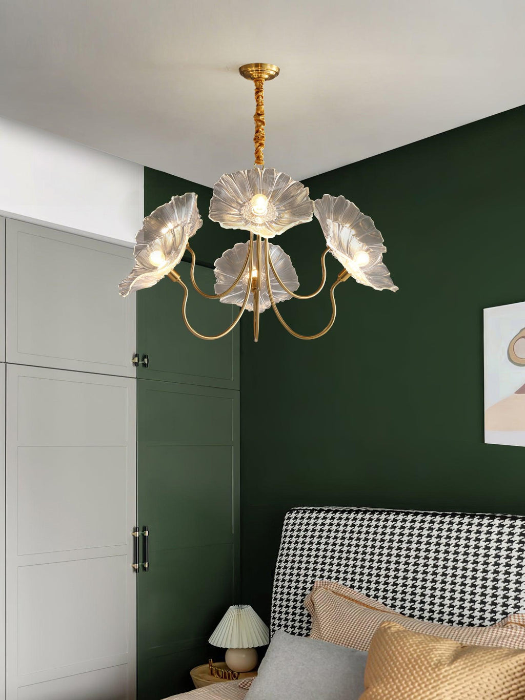 Grevia Glass Chandelier-Moonnatur