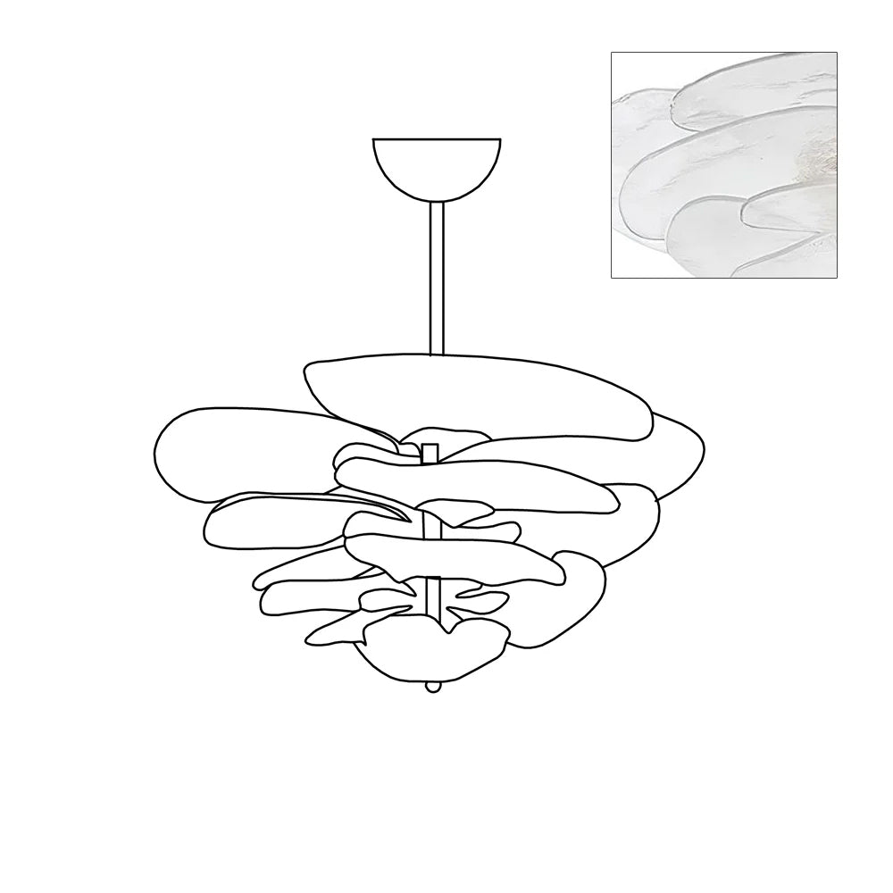 Nardenmere Glass Pendant Light-Moonnatur