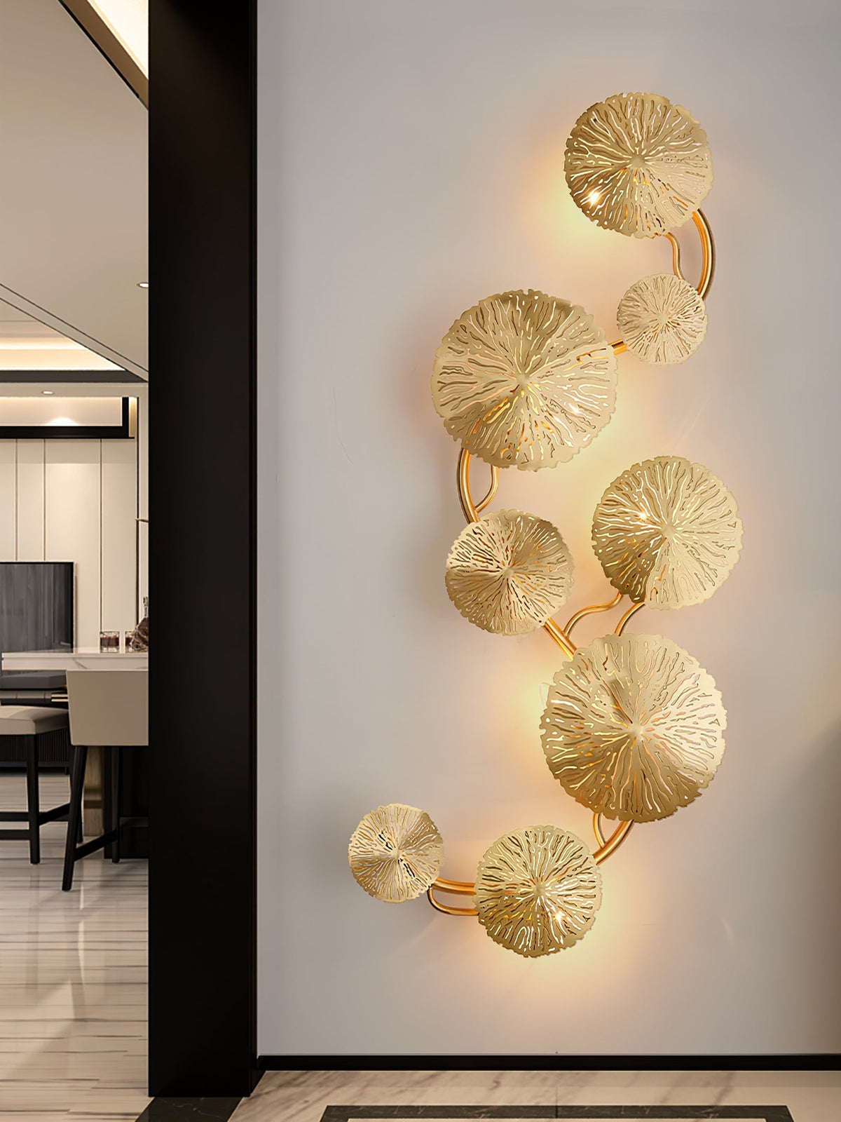 Perrinaria Stainless Steel Wall Light-Moonnatur