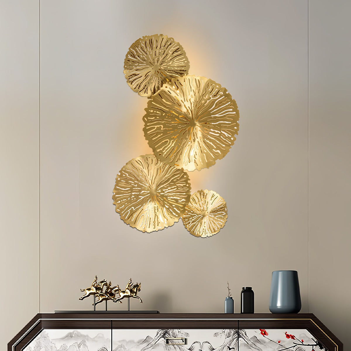 Veyrenis Metal Wall Light-Moonnatur