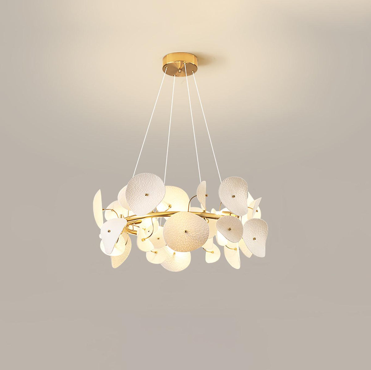 Gelmavia Ceramic Chandelier-Moonnatur