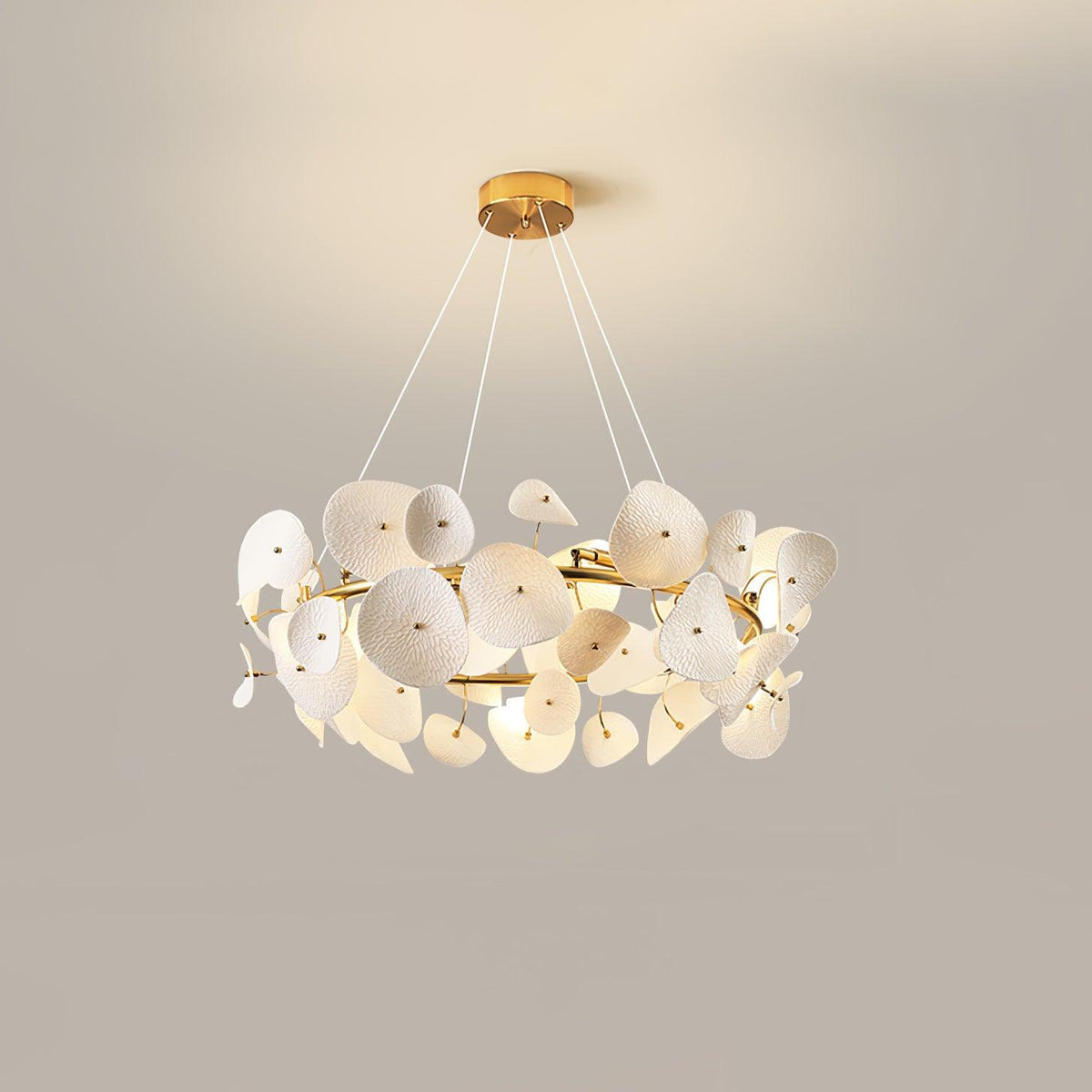 Gelmavia Ceramic Chandelier-Moonnatur