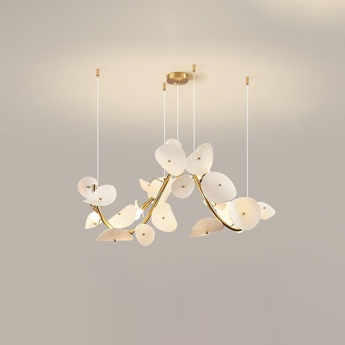 Gelmavia Ceramic Chandelier-Moonnatur