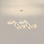 Gelmavia Ceramic Chandelier-Moonnatur