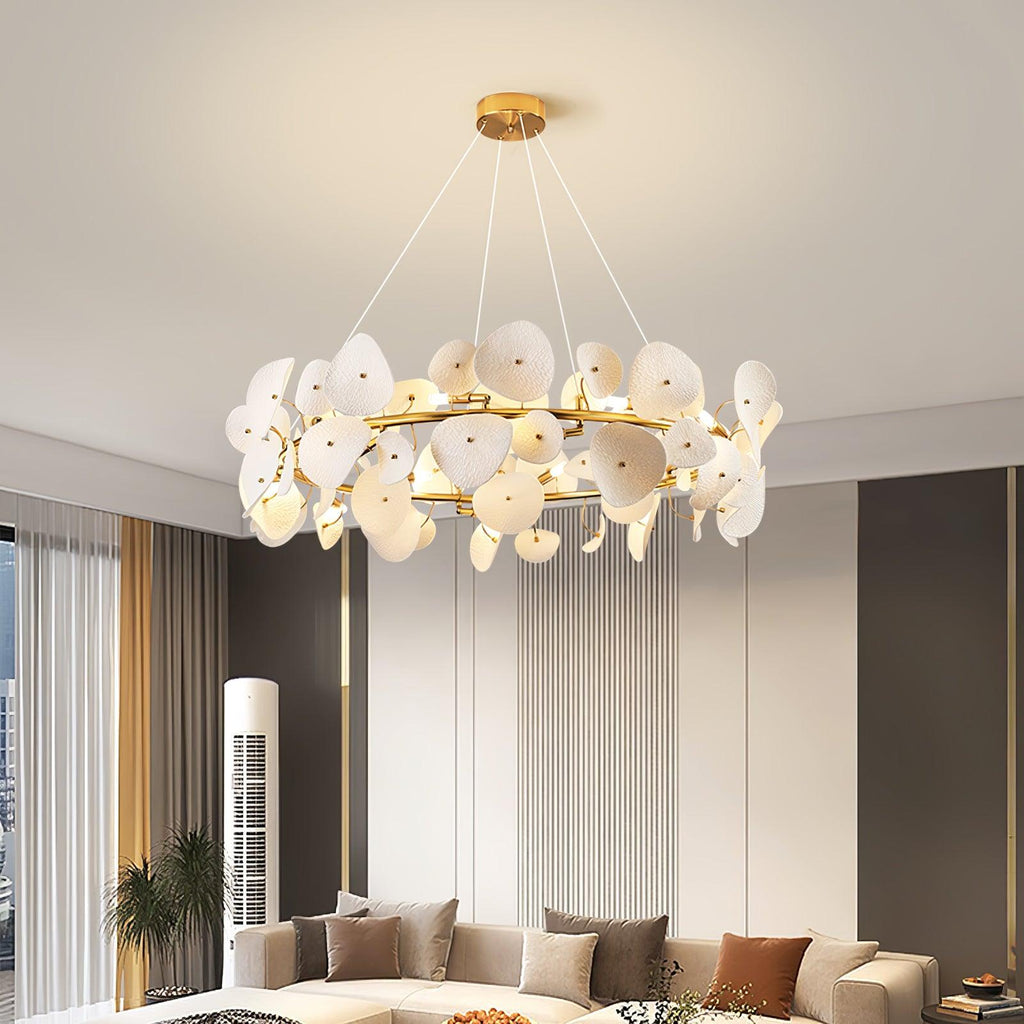 Gelmavia Ceramic Chandelier-Moonnatur