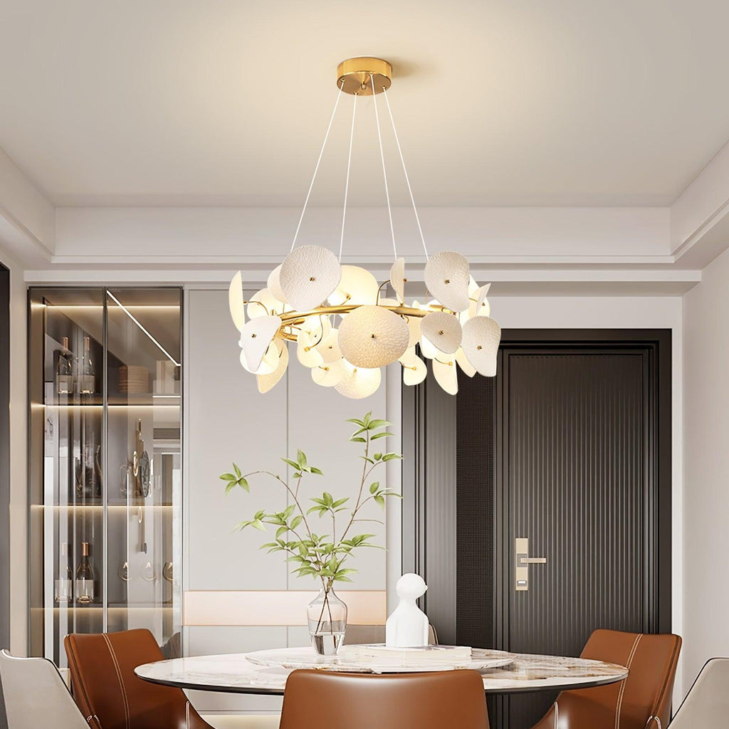 Gelmavia Ceramic Chandelier-Moonnatur