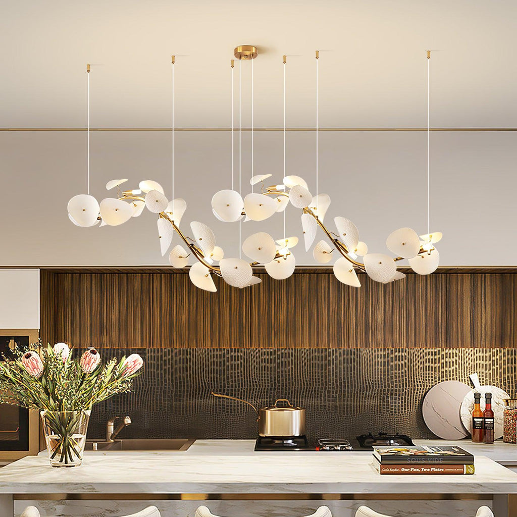 Gelmavia Ceramic Chandelier-Moonnatur