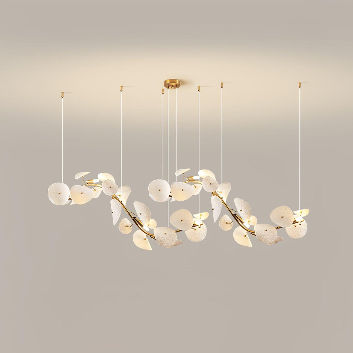 Gelmavia Ceramic Chandelier-Moonnatur