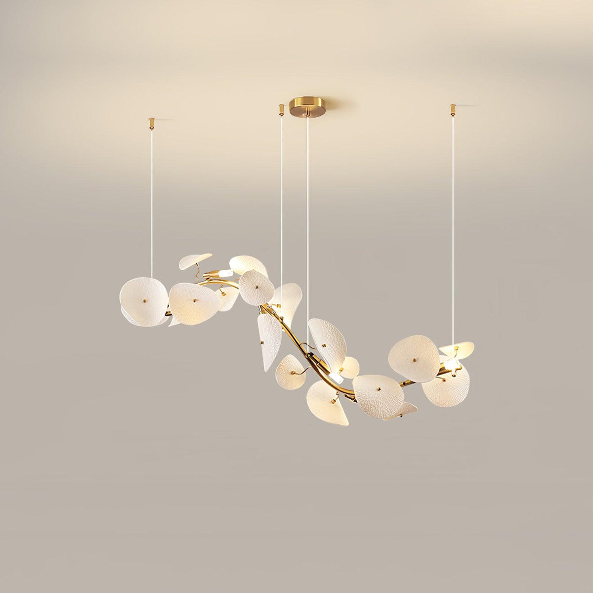 Gelmavia Ceramic Chandelier-Moonnatur