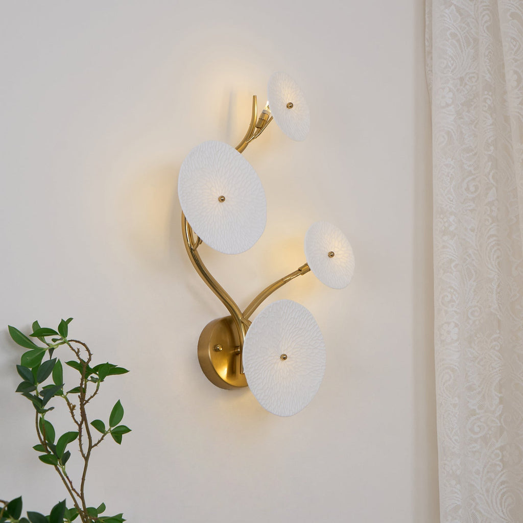 Zoralia Ceramic Wall Lamp-Moonnatur