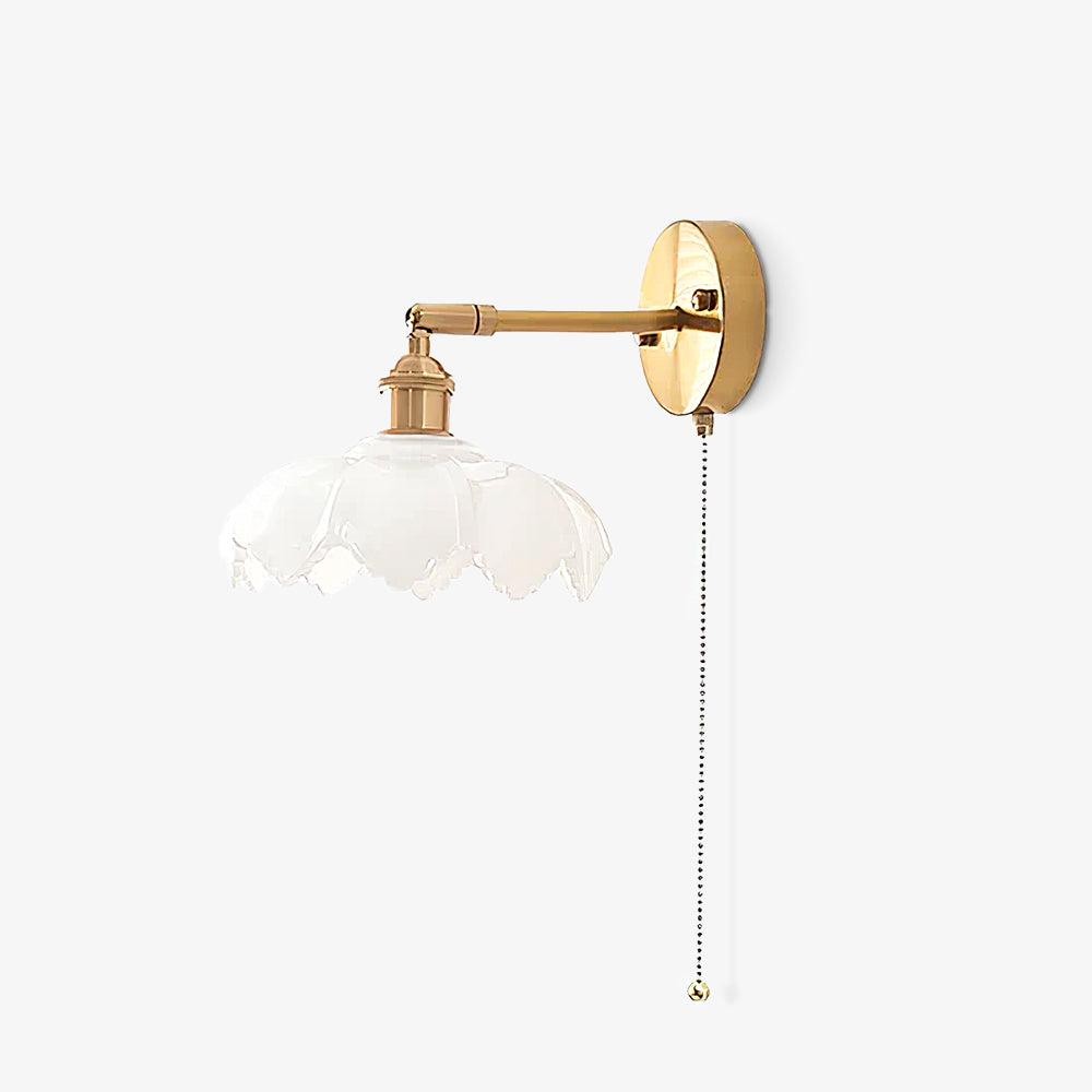 Larkaria Glass Wall Light-Moonnatur