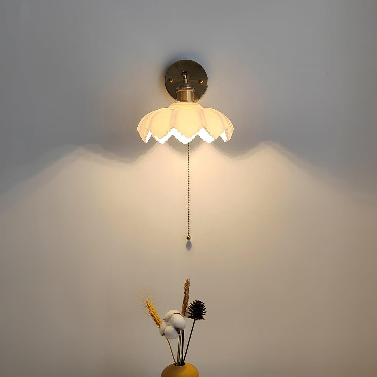 Larkaria Glass Wall Light-Moonnatur