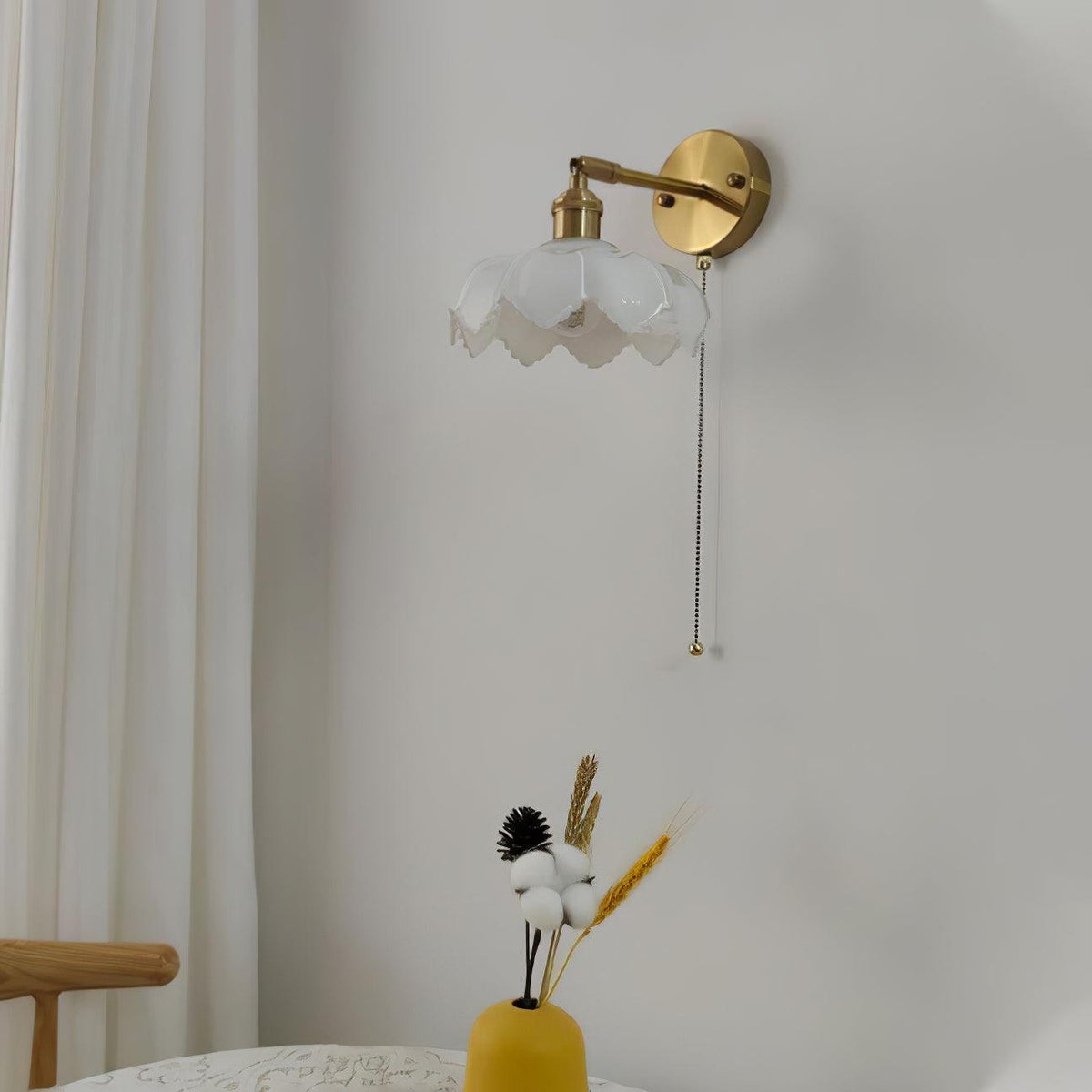 Larkaria Glass Wall Light-Moonnatur