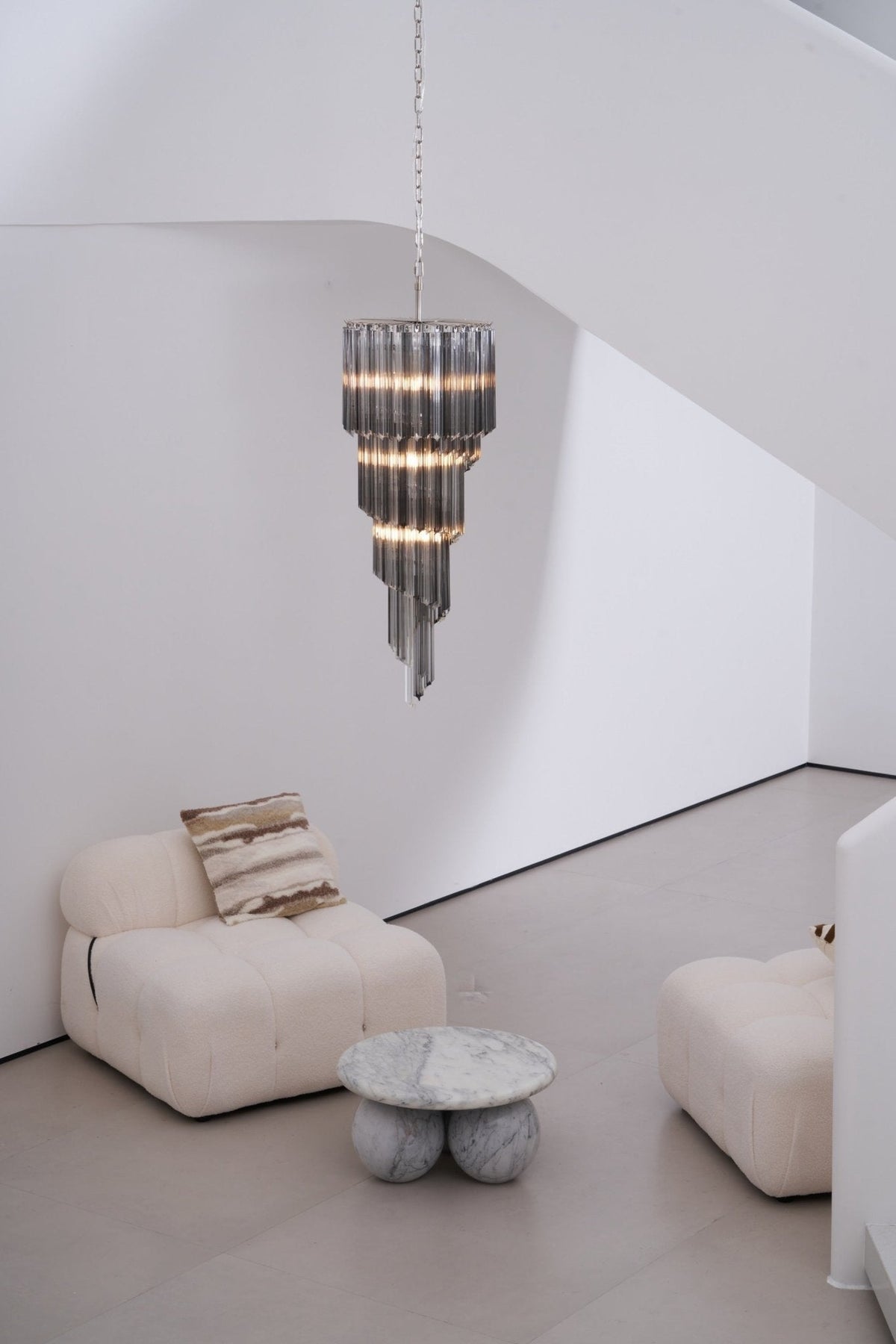 Casterash Glass Chandelier-Moonnatur