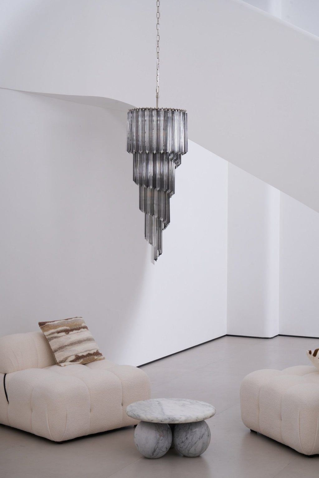 Casterash Glass Chandelier-Moonnatur